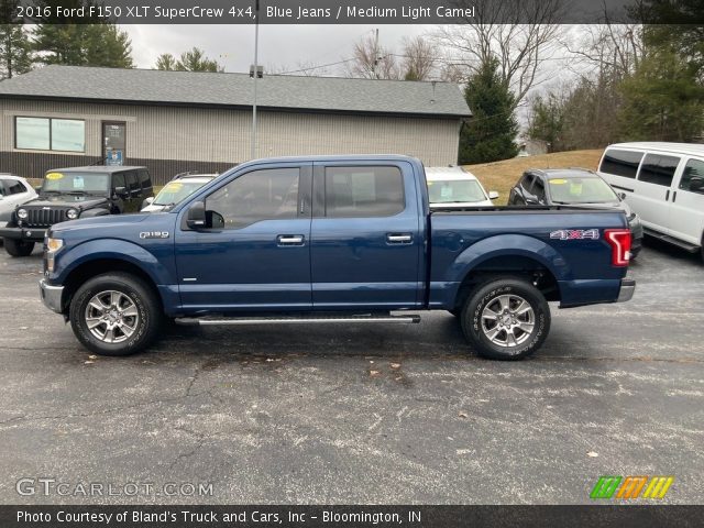 2016 Ford F150 XLT SuperCrew 4x4 in Blue Jeans