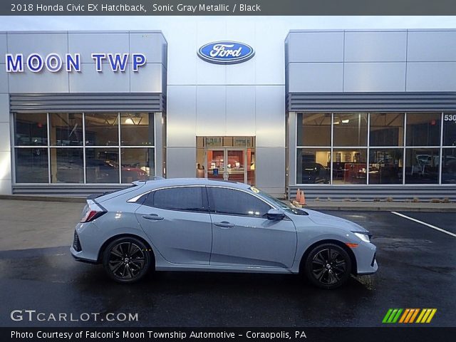 2018 Honda Civic EX Hatchback in Sonic Gray Metallic