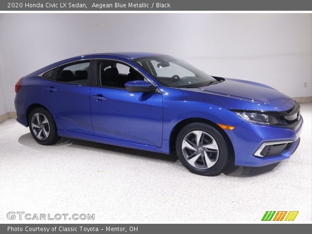 2020 Honda Civic LX Sedan in Aegean Blue Metallic