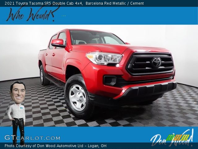 2021 Toyota Tacoma SR5 Double Cab 4x4 in Barcelona Red Metallic