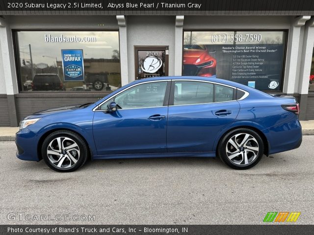 2020 Subaru Legacy 2.5i Limited in Abyss Blue Pearl