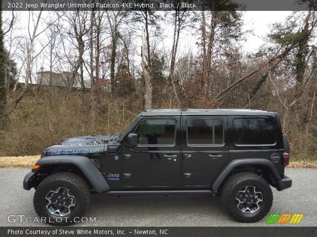 2022 Jeep Wrangler Unlimited Rubicon 4XE Hybrid in Black