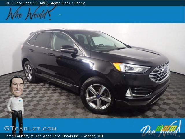 2019 Ford Edge SEL AWD in Agate Black