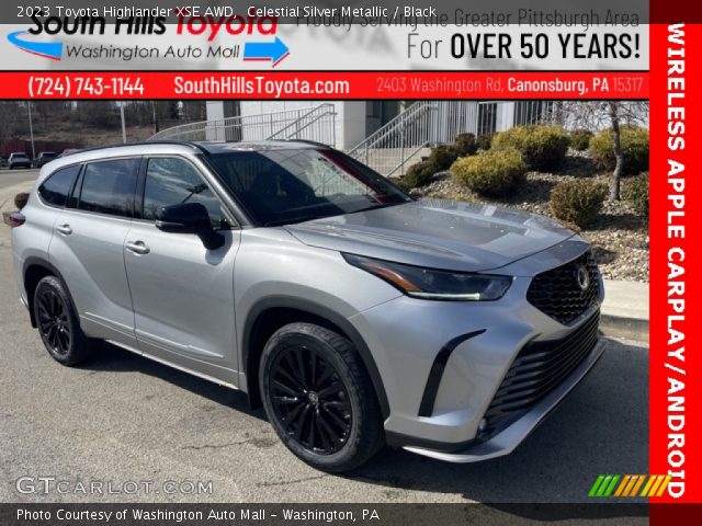 2023 Toyota Highlander XSE AWD in Celestial Silver Metallic