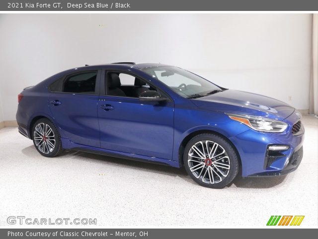 2021 Kia Forte GT in Deep Sea Blue