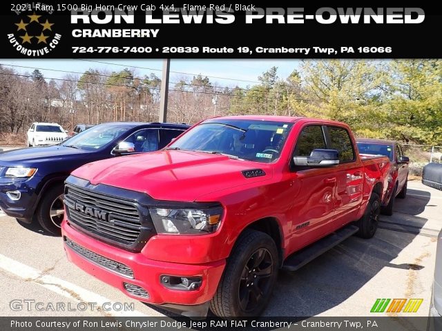 2021 Ram 1500 Big Horn Crew Cab 4x4 in Flame Red
