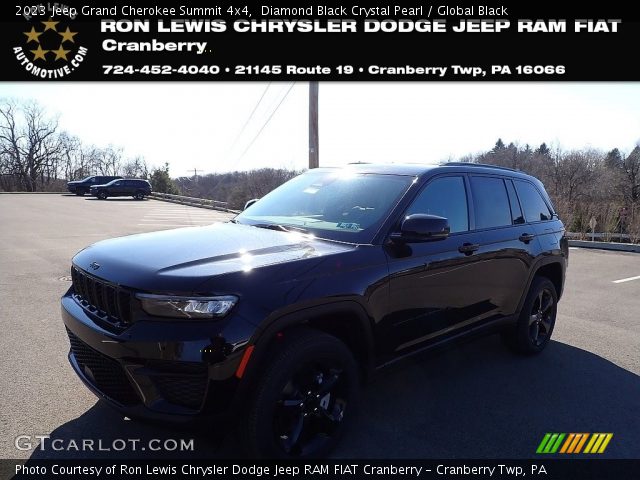 2023 Jeep Grand Cherokee Summit 4x4 in Diamond Black Crystal Pearl