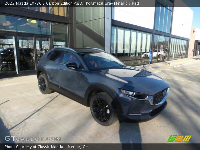 2023 Mazda CX-30 S Carbon Edition AWD in Polymetal Gray Metallic