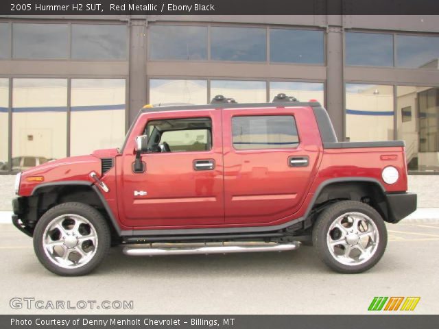 2005 Hummer H2 SUT in Red Metallic