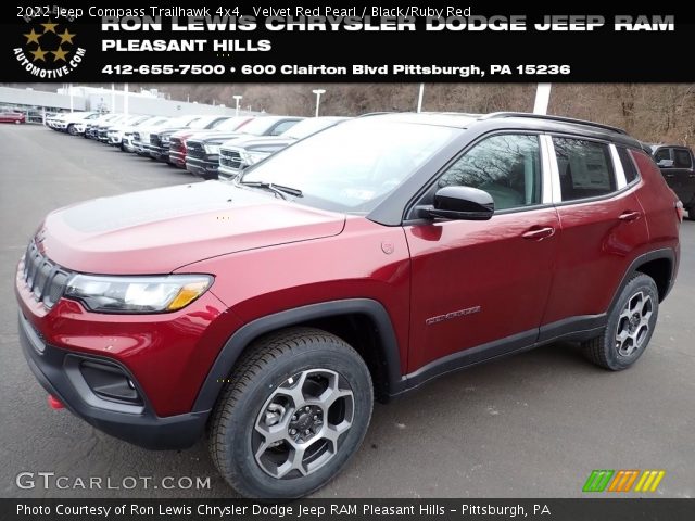 2022 Jeep Compass Trailhawk 4x4 in Velvet Red Pearl