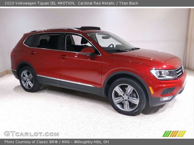 2020 Volkswagen Tiguan SEL 4MOTION in Cardinal Red Metallic