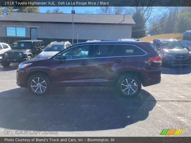 2018 Toyota Highlander XLE in Ooh La La Rouge Mica