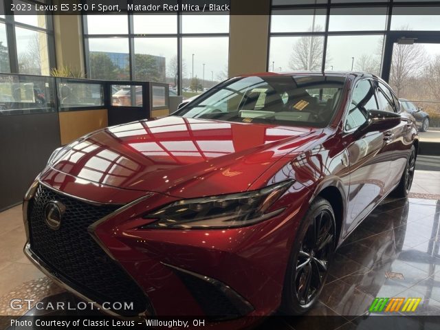 2023 Lexus ES 350 F Sport in Matador Red Mica