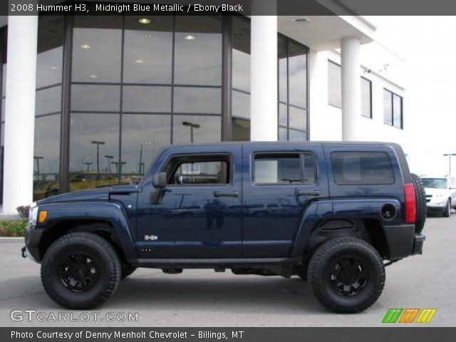 2008 Hummer H3  in Midnight Blue Metallic