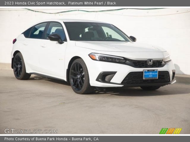 2023 Honda Civic Sport Hatchback in Platinum White Pearl