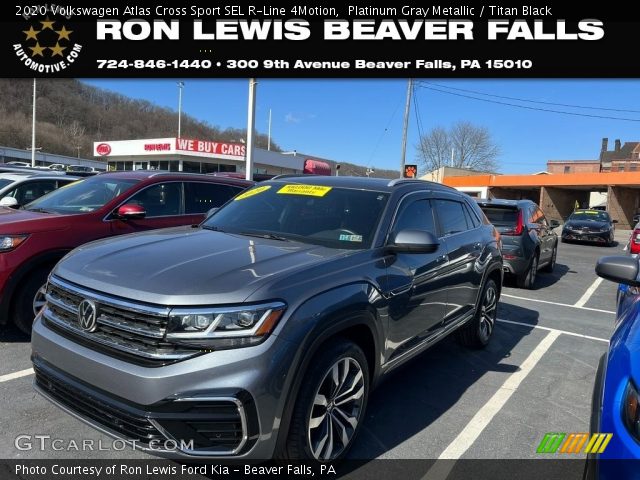 2020 Volkswagen Atlas Cross Sport SEL R-Line 4Motion in Platinum Gray Metallic