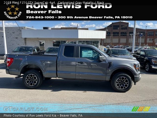 2023 Ford F150 STX SuperCab 4x4 in Carbonized Gray Metallic