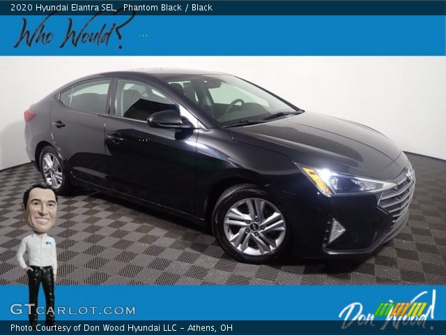 2020 Hyundai Elantra SEL in Phantom Black
