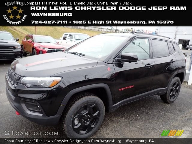 2023 Jeep Compass Trailhawk 4x4 in Diamond Black Crystal Pearl