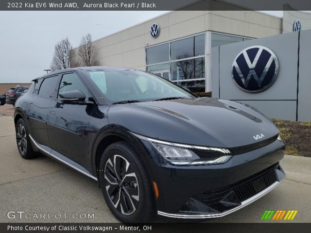 2022 Kia EV6 Wind AWD in Aurora Black Pearl