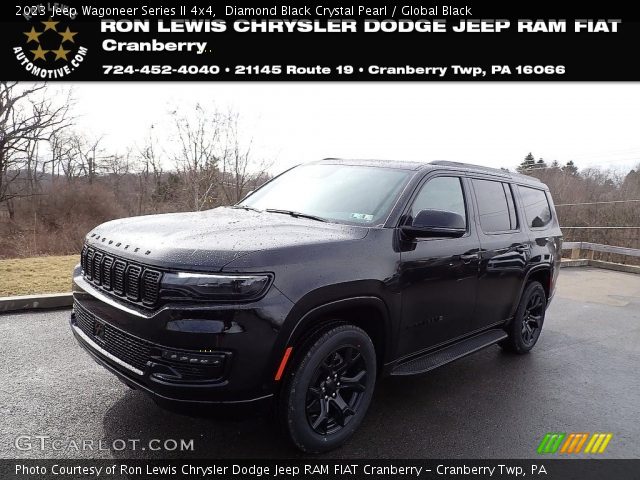 2023 Jeep Wagoneer Series II 4x4 in Diamond Black Crystal Pearl