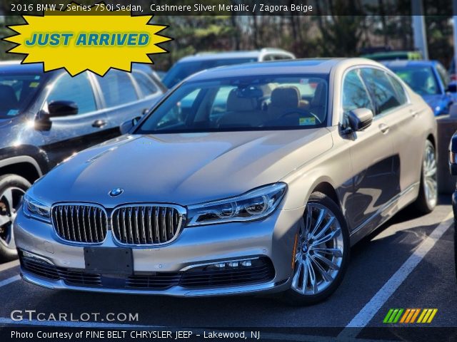 2016 BMW 7 Series 750i Sedan in Cashmere Silver Metallic