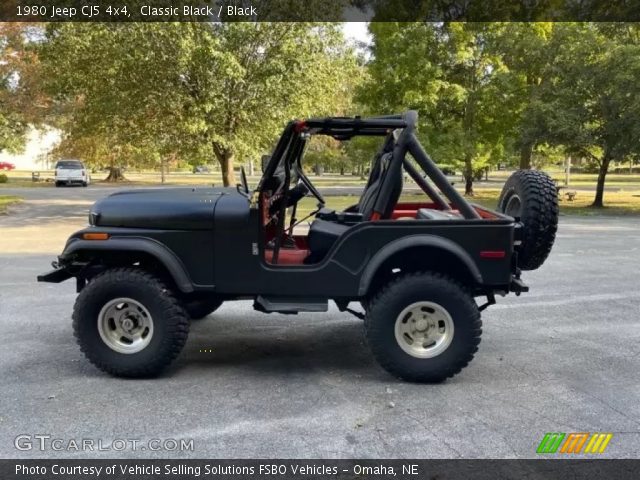 1980 Jeep CJ5 4x4 in Classic Black