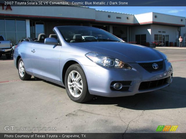 2007 Toyota Solara SE V6 Convertible in Cosmic Blue Metallic