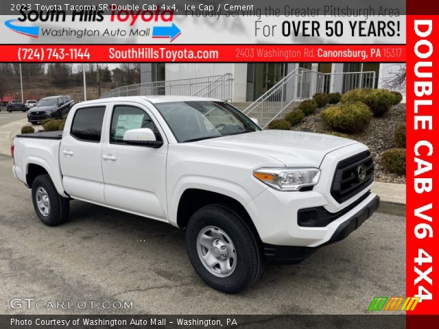 2023 Toyota Tacoma SR Double Cab 4x4 in Ice Cap