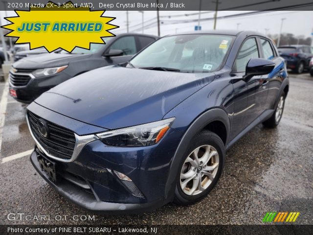 2020 Mazda CX-3 Sport AWD in Deep Crystal Blue Mica