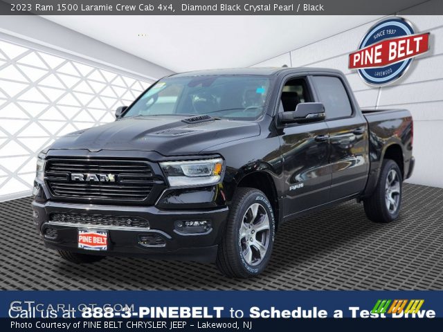 2023 Ram 1500 Laramie Crew Cab 4x4 in Diamond Black Crystal Pearl