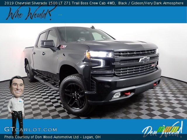 2019 Chevrolet Silverado 1500 LT Z71 Trail Boss Crew Cab 4WD in Black