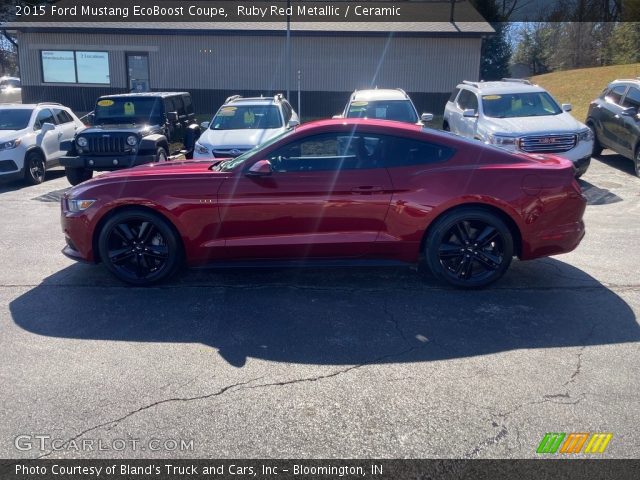 2015 Ford Mustang EcoBoost Coupe in Ruby Red Metallic