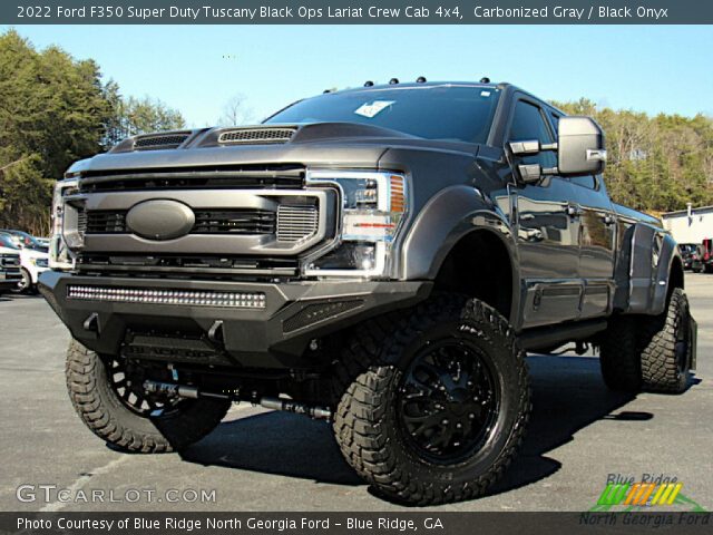 2022 Ford F350 Super Duty Tuscany Black Ops Lariat Crew Cab 4x4 in Carbonized Gray