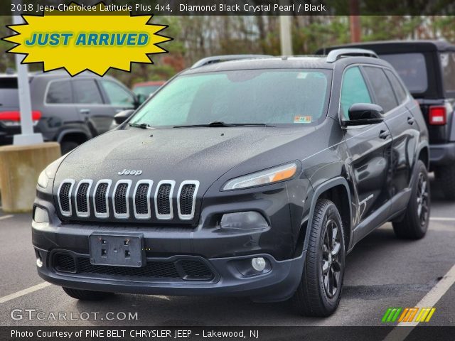 2018 Jeep Cherokee Latitude Plus 4x4 in Diamond Black Crystal Pearl