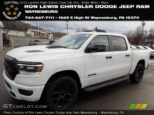 2023 Ram 1500 Laramie Night Edition Crew Cab 4x4 in Bright White