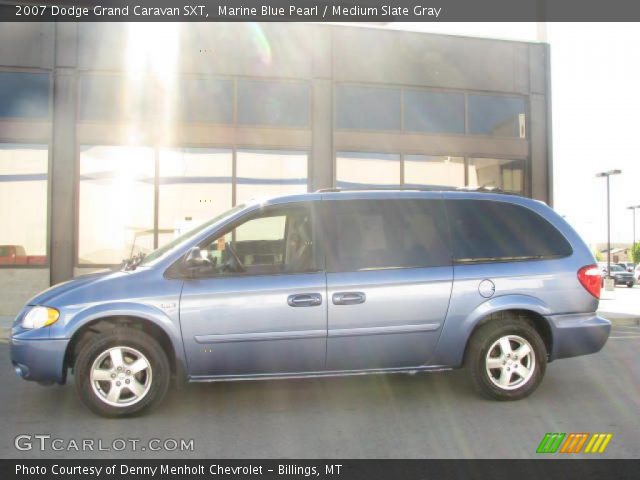 2007 Dodge Grand Caravan SXT in Marine Blue Pearl
