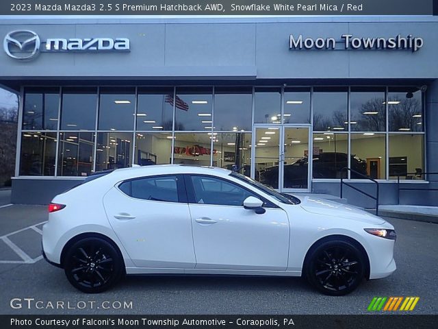 2023 Mazda Mazda3 2.5 S Premium Hatchback AWD in Snowflake White Pearl Mica