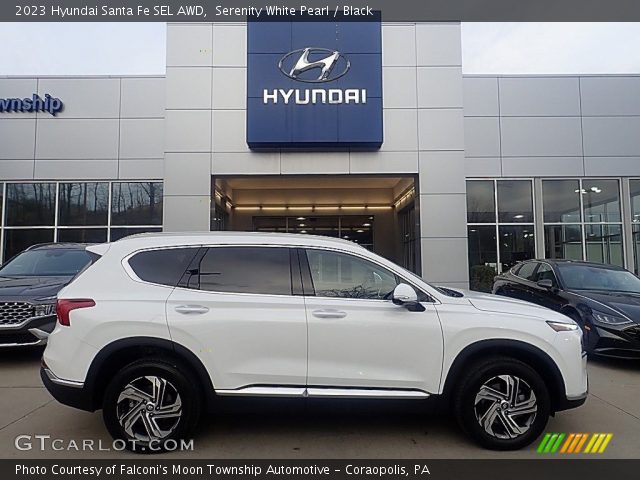 2023 Hyundai Santa Fe SEL AWD in Serenity White Pearl