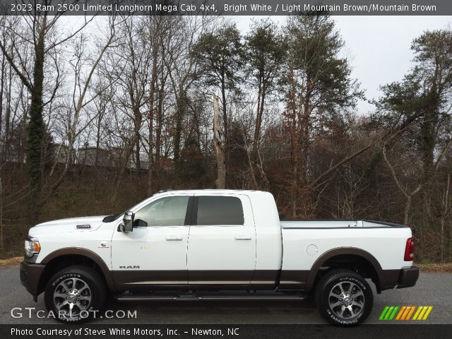 2023 Ram 2500 Limited Longhorn Mega Cab 4x4 in Bright White