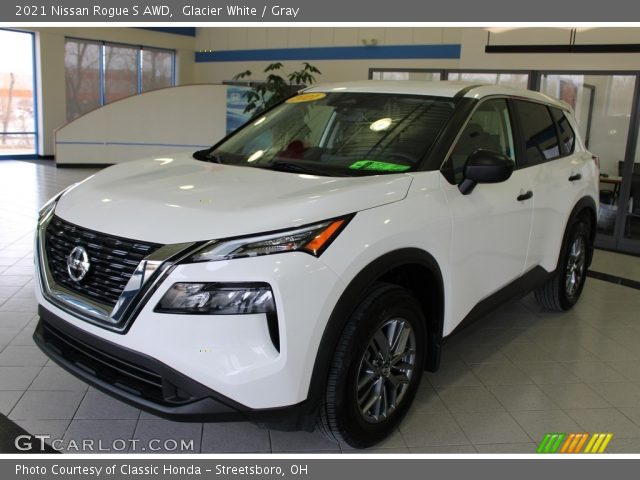 2021 Nissan Rogue S AWD in Glacier White