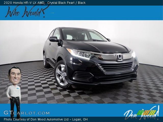 2020 Honda HR-V LX AWD in Crystal Black Pearl