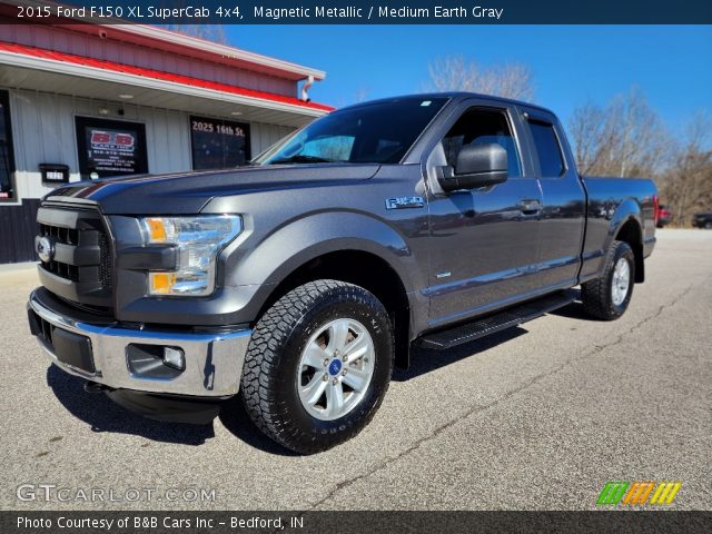 2015 Ford F150 XL SuperCab 4x4 in Magnetic Metallic