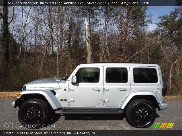 2023 Jeep Wrangler Unlimited High Altitude 4x4 in Silver Zynith