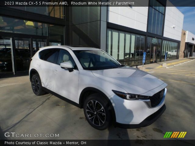 2023 Mazda CX-5 S Premium AWD in Rhodium White Metallic