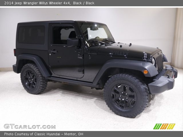 2014 Jeep Wrangler Willys Wheeler 4x4 in Black