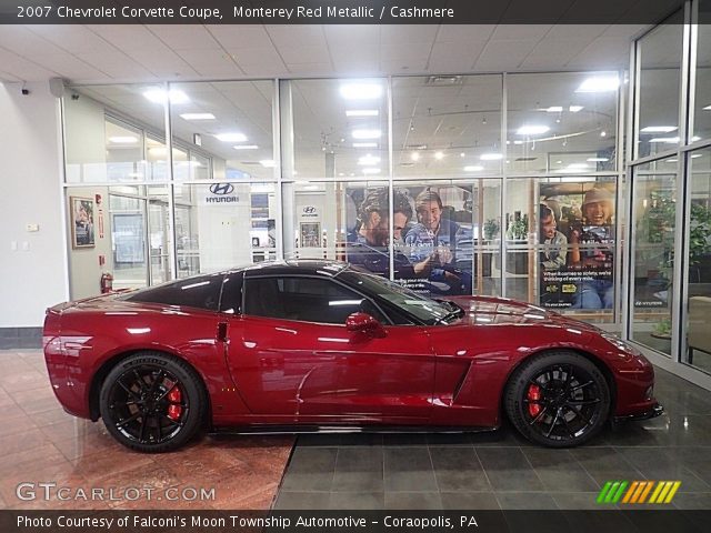 2007 Chevrolet Corvette Coupe in Monterey Red Metallic