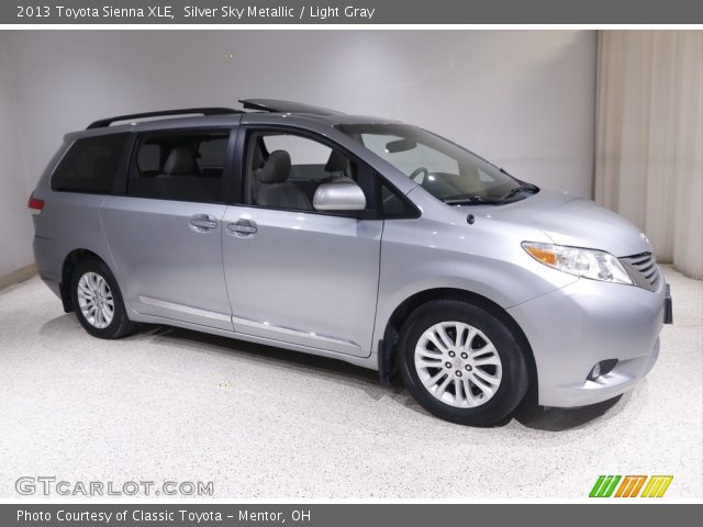 2013 Toyota Sienna XLE in Silver Sky Metallic