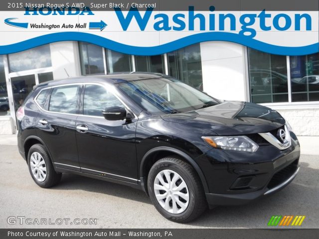 2015 Nissan Rogue S AWD in Super Black