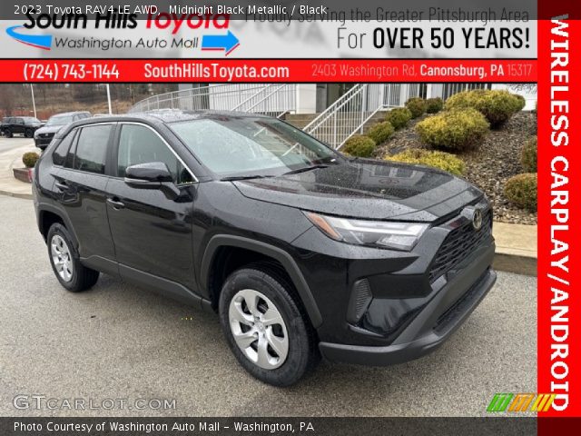 2023 Toyota RAV4 LE AWD in Midnight Black Metallic